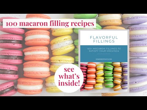 The Easter Macaron Fillings ebook promotional YouTube video.