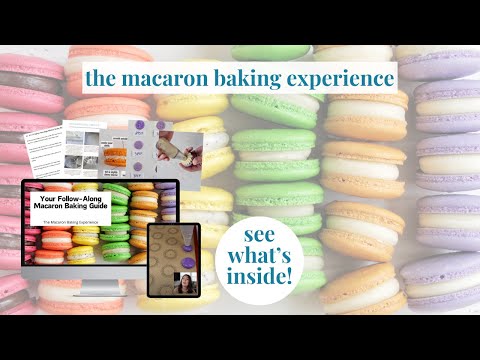 The Macaron Baking Experience YouTube promotional video.