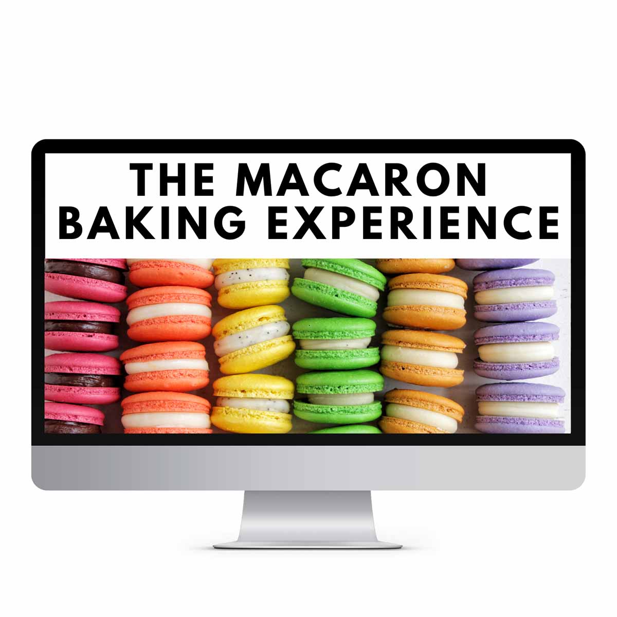 The Macaron Baking Experience course promotional image.